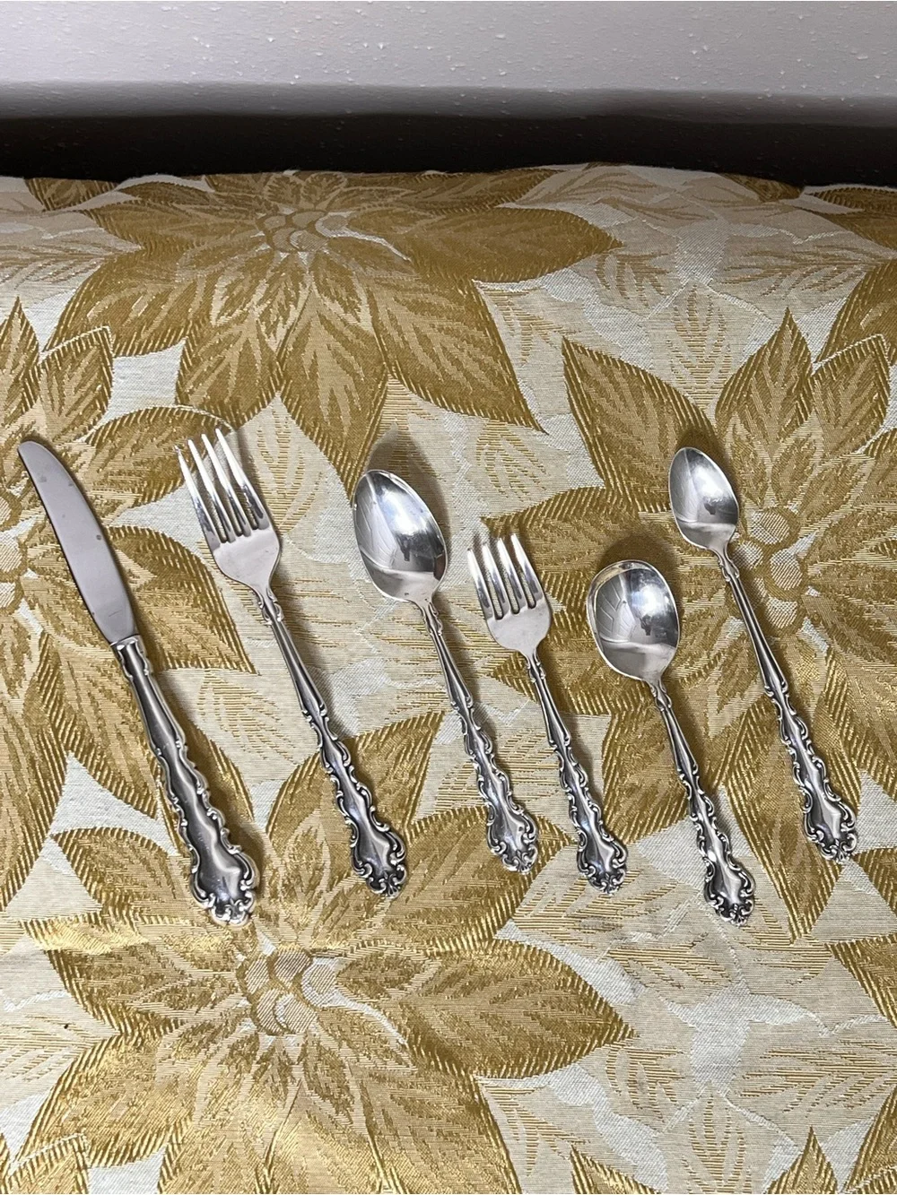 Vintage Community Child's Silver Plated 6 pc Flatware Set Kid's